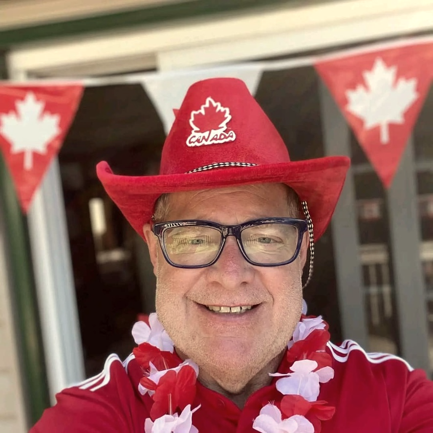 Dave Welling on Canada Day in Carling